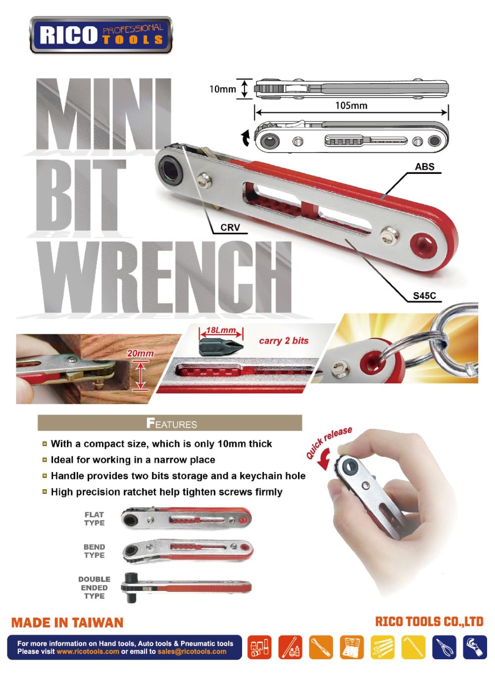 MINI BIT WRENCH